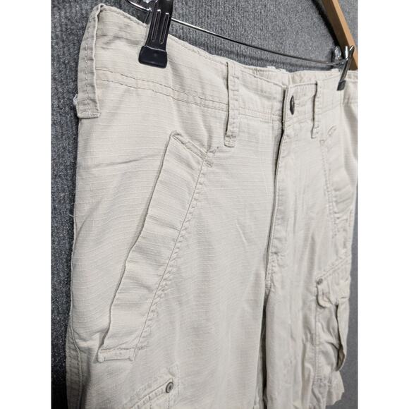 Express Cargo Shorts Mens 30x13 Ripstop Baggy Y2K Skater Street - Picture 2 of 9